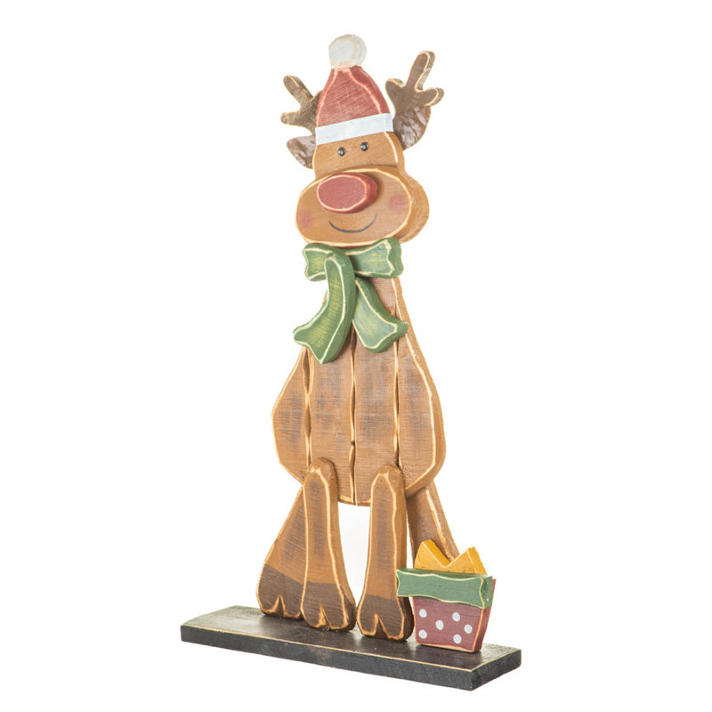 Brun fait à la main Rudolph