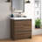 30.5" Single Bathroom Vanity With Cultured Marble Top-137724464