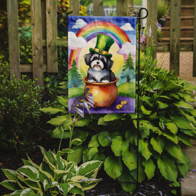Double Sided 15.5'' H x 11.25'' W Polyester St Patrick's Day Garden Flag