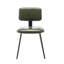 Nawrocki Faux Leather Dining Chair with Metal Legs-1408664991