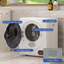 Séchoir à linge portatif, sécheuse à linge compacte 120V 850W avec séchage intelligent, tambour en acier inoxydable de 1,5 pi cu, sécheuse électrique à chargement frontal pour appartements, dortoirs, véhicules récréatifs, blanc