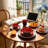  HomeVSS 48-Piece Tree Bark Stoneware Dinnerware Set, Service for 8-634670006