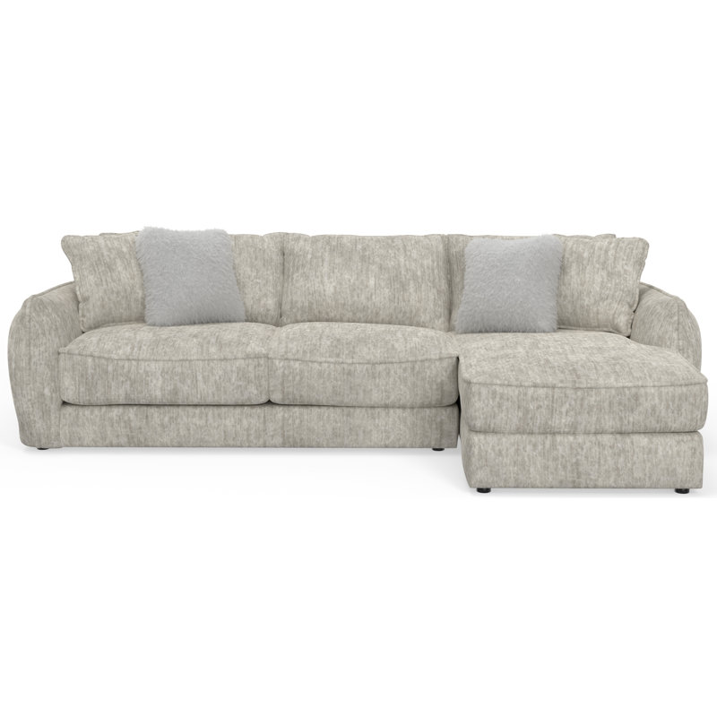 Dikili Upholstered L-Shaped Sectional, Right Hand Facing