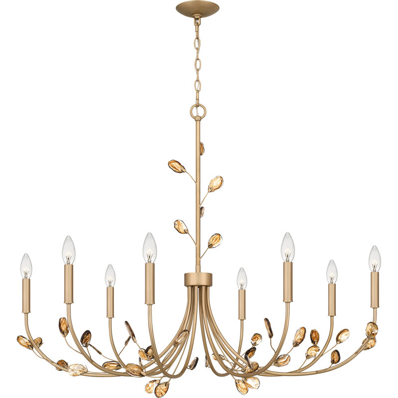 Heiress 8-Light Chandelier, Gold