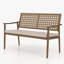 Banc en osier Euriel