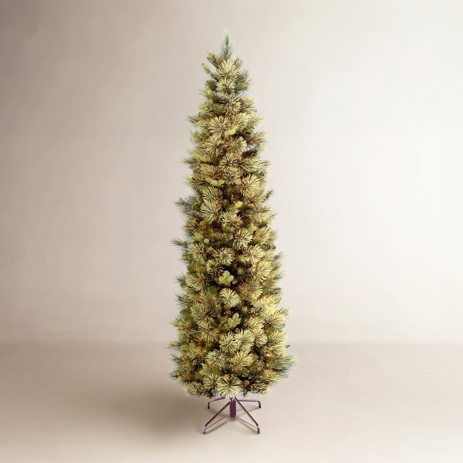 Slim Pre-Lit Pine Tree, 6.5'