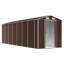 Brityn Garden Shed 191x640x198 cm Galvanised Steel-412168997