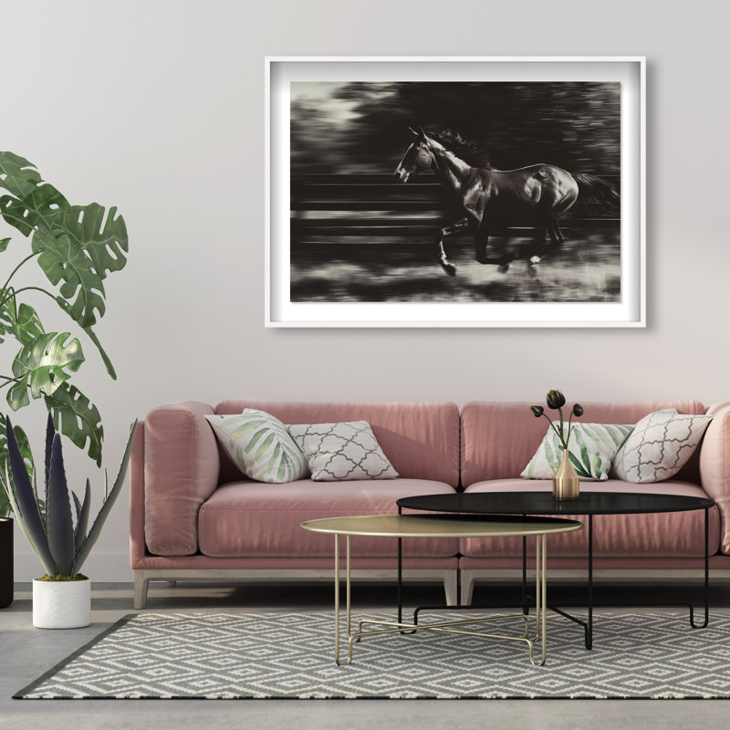 Velocity Unbound Print by Oliver Gal, 55.5"H x 37.5"W, White Shadowbox
