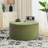 Velvet Round Ottoman-193184151