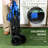 Collapsible Wagon Cart with Removable Canopy and Carrying Bag, Dark Blue