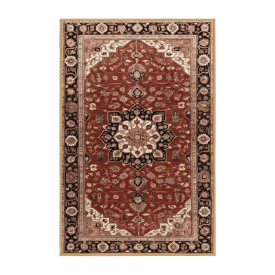 Tapis brun lavable à la machine