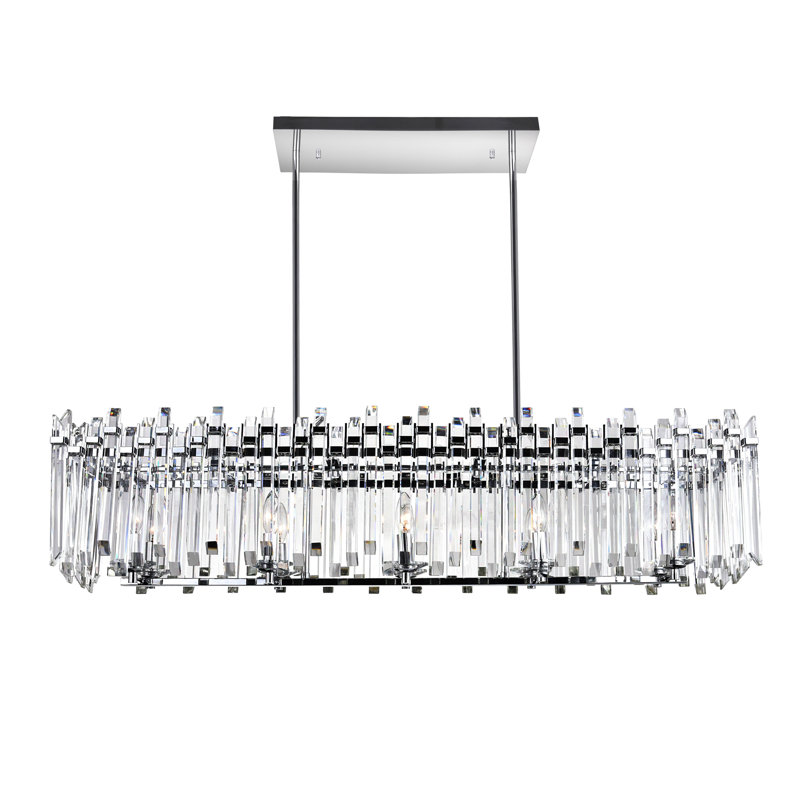 Jemima 10 - Light Chrome Kitchen Island Pendant