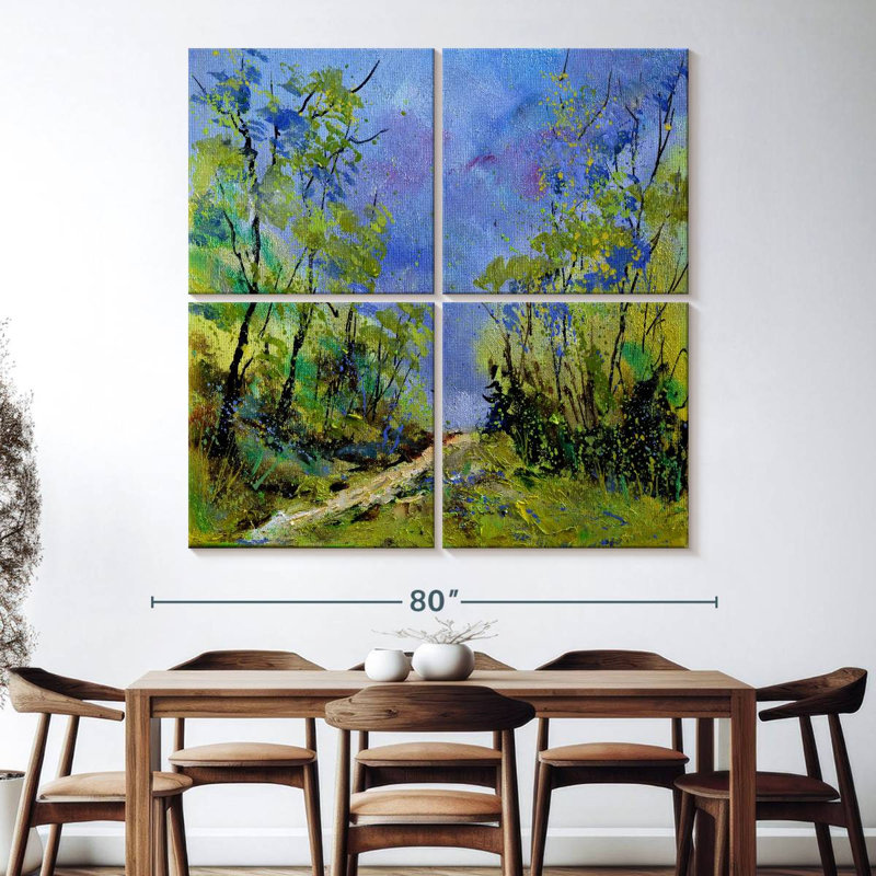Spring Path, 74" H x 74" W