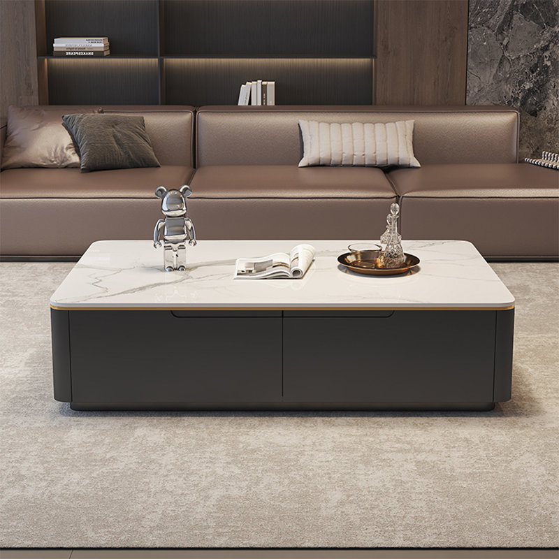 Table basse moderne moderne, H 15 po x L 51,2 po x l 27,6 po
