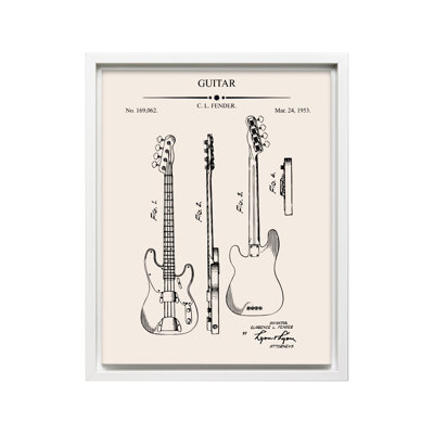 Electric Guitar Blueprint No1