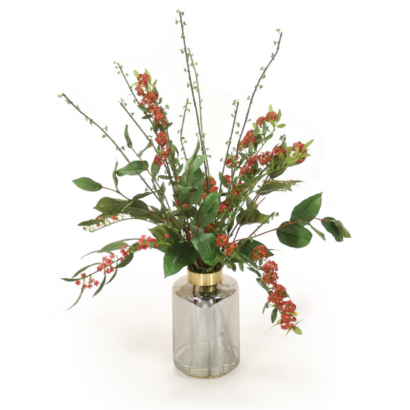 Polysilk Arrangement in Vase