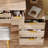 7-Drawer Vanity Desk With Led Mirror & Carved Details, Fluted Makeup Table With Metal Legs And Pu Stool, Carved Dressing Table With Jewelry Storage For Bedroom