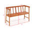 Banc de jardin en bois Andiel