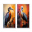 Coucher de soleil coucher de soleil Pelican Harmony IV - ensemble de 2 reproductions d'art mural pélican-890807402-890807407
