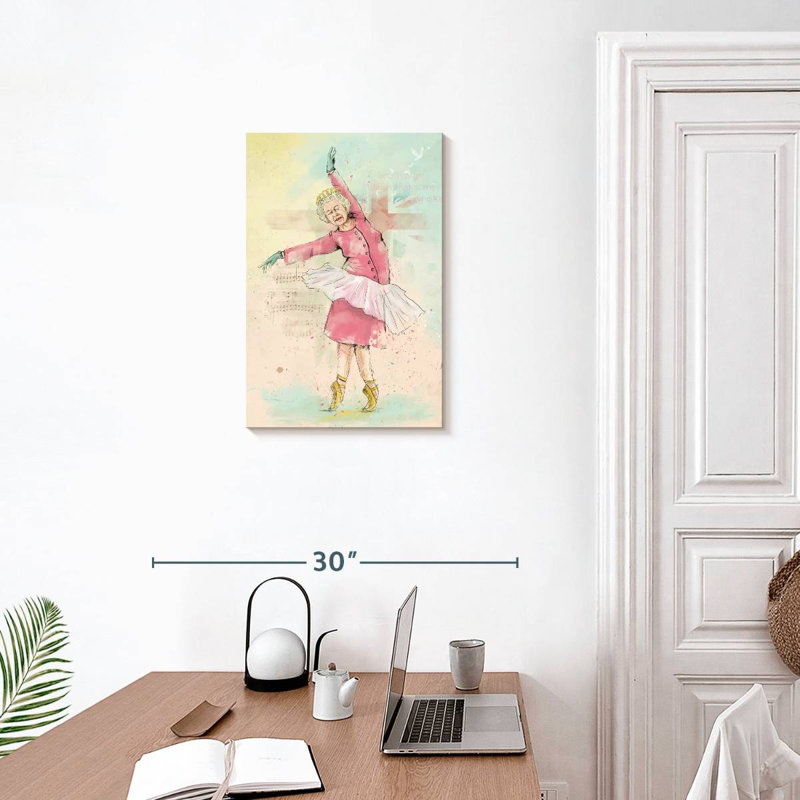Leisha Dancing Queen, 24" H x 16" W