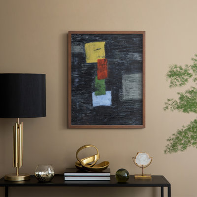 Dark Prism II Framed Print - Solid Wood