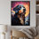 Bernese Mountain Majesty II - chien, art mural sur toile