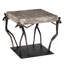 Atlas Figurine/4 Legs End Table