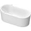 Duravit Starck 63" x 32" Oval Freestanding Bathtub
