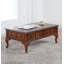 Table basse sculptée en acajou