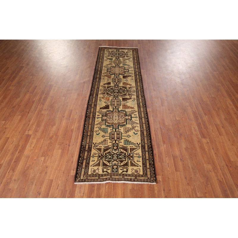 Tribal Geometric   Runner Rug 3x9
