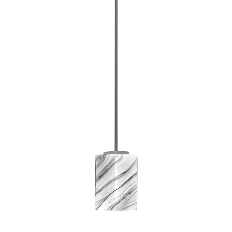 Mini-luminaire suspendu suspendu Franklin, Nickel