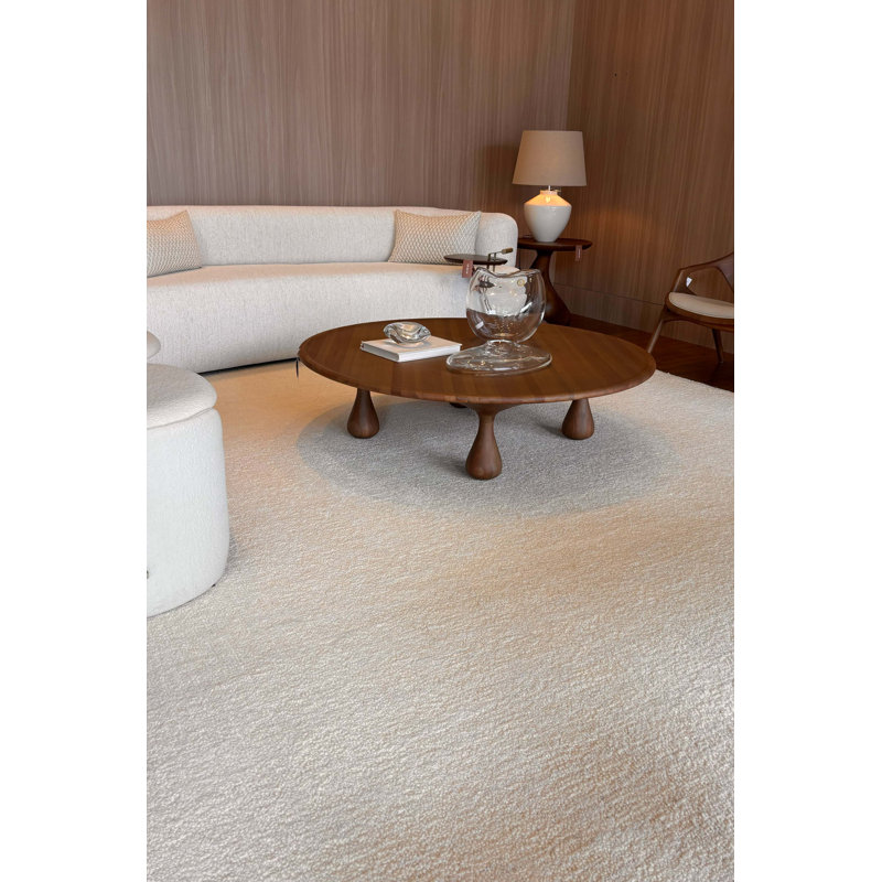 Bindi Rectangle Area Rug in Off White, Rectangle 9' x 12'