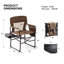 Chaise de plage pliante en métal (ensemble de)-1097935232-1097935239