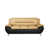 Similicuir brun clair / noir est en rupture de stock