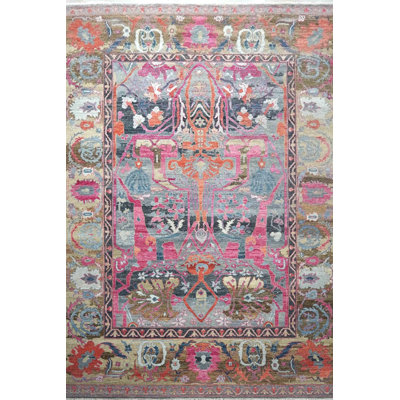 Rajasthan One-of-a-Kind Rectangle 9'1" X 12'1" Area Rug