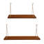 Deux tablettes à supports Doddington