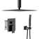 12 Inch Ceiling Mounted Shower System Dual Shower Head System with Rough-In Valve