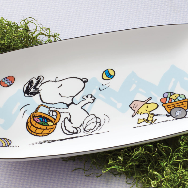 Snoopy Easter Peanuts Easter Snoopy Hors D'Oeuvres Tray