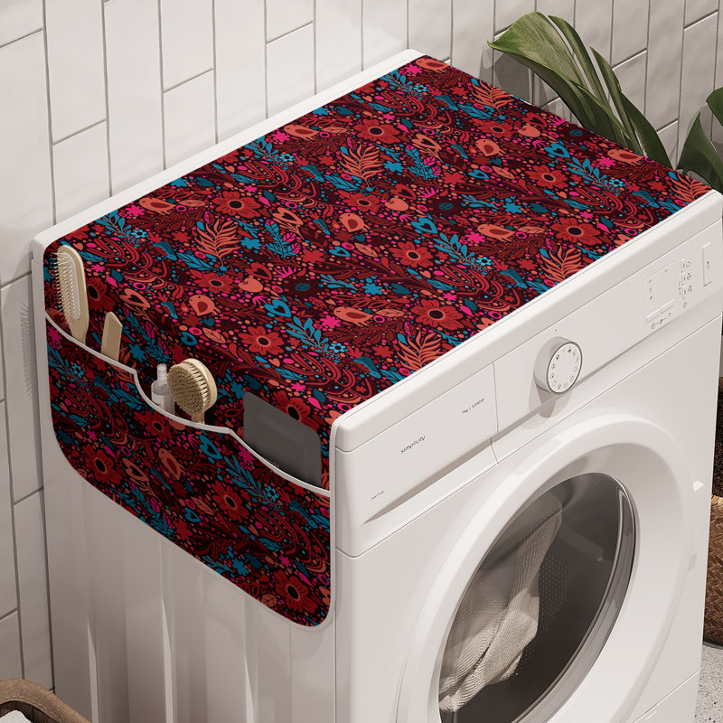Paquet de 2 bacs à linge de 47 po x 18,5 po bleu foncé East Urban Home