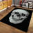 Floral Printed Non Woven Thin Type Area Rug with Intricate Blossom Design in Earth Tones for a Stylish Addition to Any Room Decor-127369596