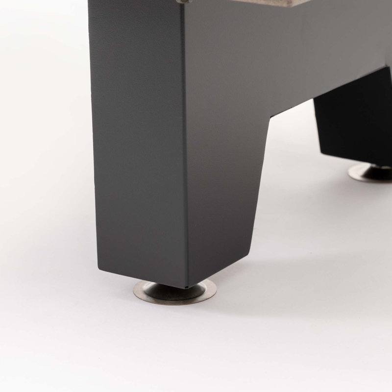 42Inch  Iron Fire Pit Table, Gray/Black