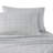 Soft 4-piece Cal King Sheets And Sheet Sets, 100% Cotton Flannel, Grey Windowpane Design, All-season Use