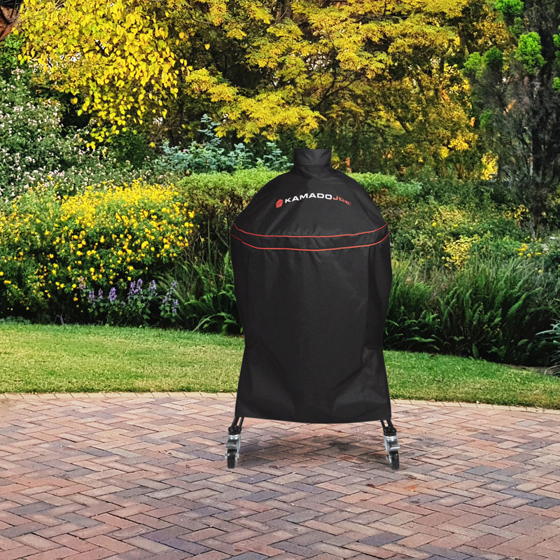 Housse de barbecue au charbon de bois noire classique de 18 po Kamado Joe, H 55,1 po x l 37,8 po x P 37,8 po