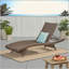 Chaise longue confortable en osier pour vous détendre à l'extérieur, rehaussant votre patio-620563870-620563871