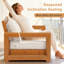 Ensemble de sofas de conversation pour patio en bois massif-543285878