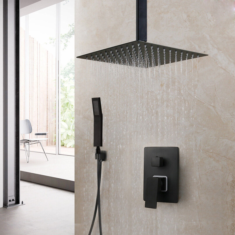 Système de douche complet avec valve brute