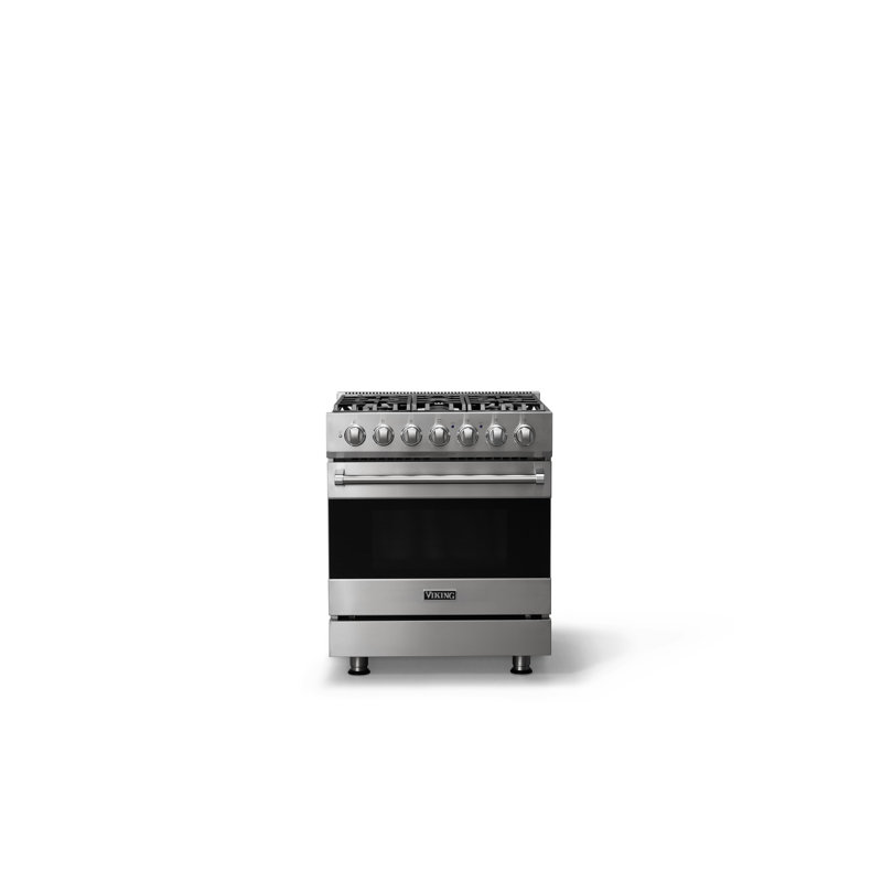 Viking30"W./24"D. Sealed Burner Range-5 Burners, Liquid Propane, Stainless Steel, Gas