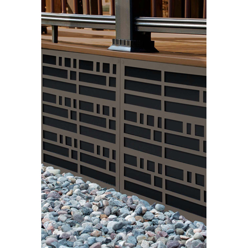 Grid Axcents 2 ft. H x 4 ft. W Polyethylene Privacy Screen & Reviews ...