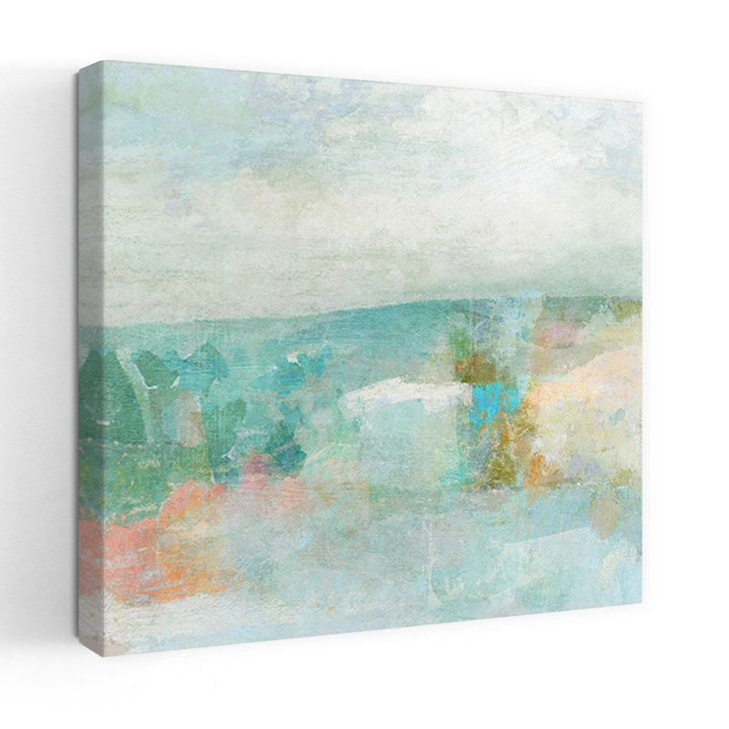 Just A Dream, paysage contemporain abstrait, art naturel, H 18 po x l 18 po