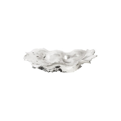 Rose Wood Burled Bowl, Silver